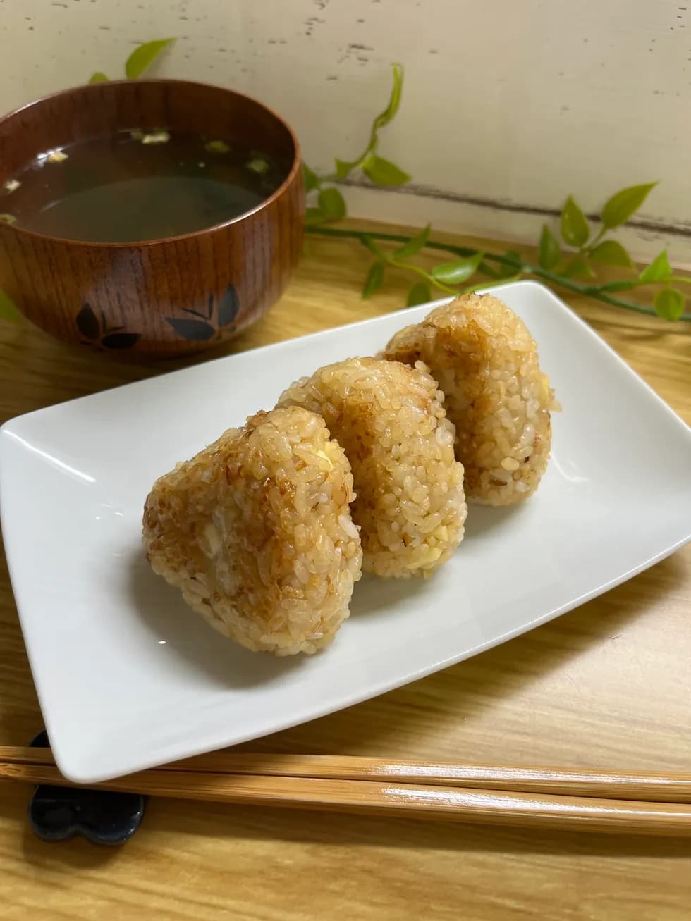 チーズおかか焼きおにぎり