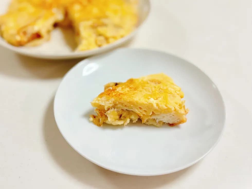 【便秘のときに】バナナパンプディング