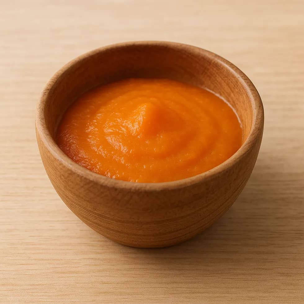 にんじんとだしのペースト