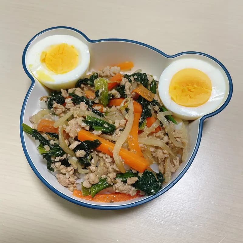 野菜たっぷり簡単ビビンバ