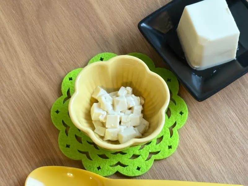 【離乳食 後期】絹ごし豆腐