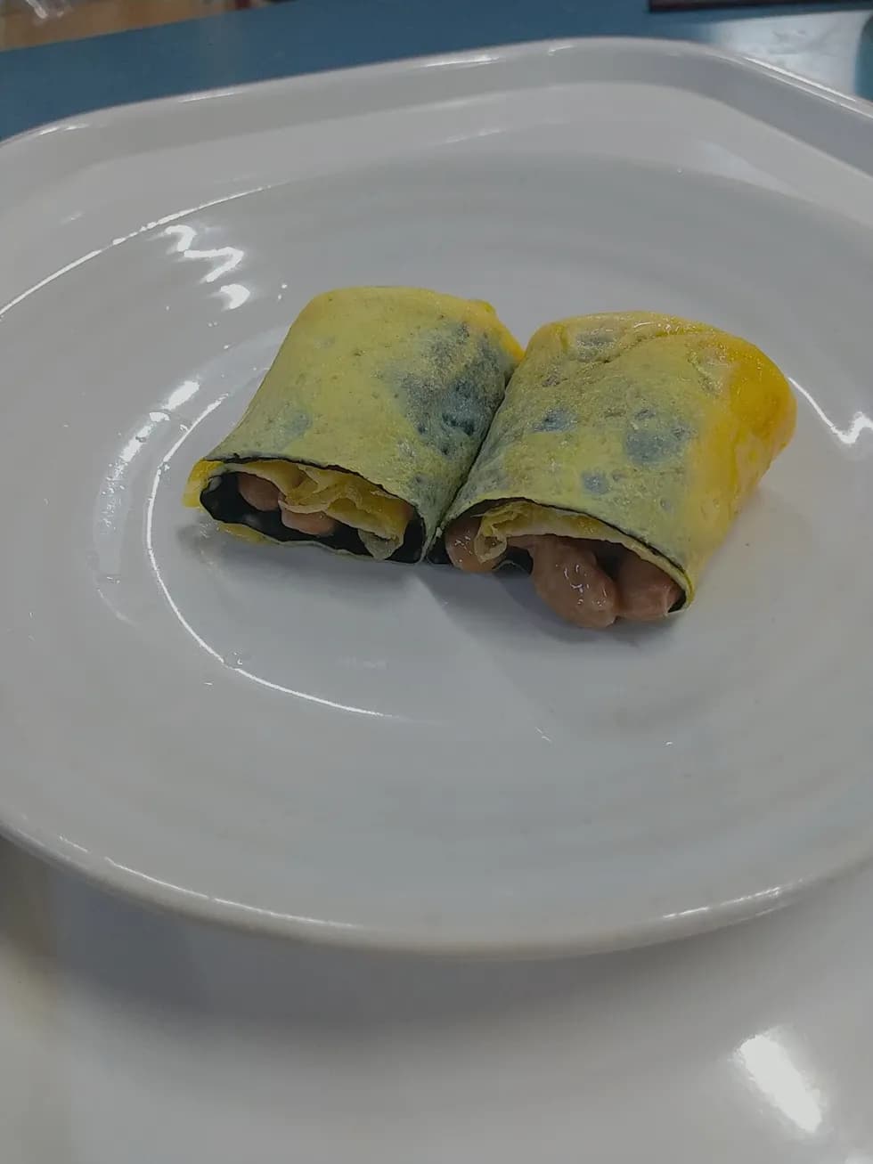 納豆チーズ海苔玉子焼き