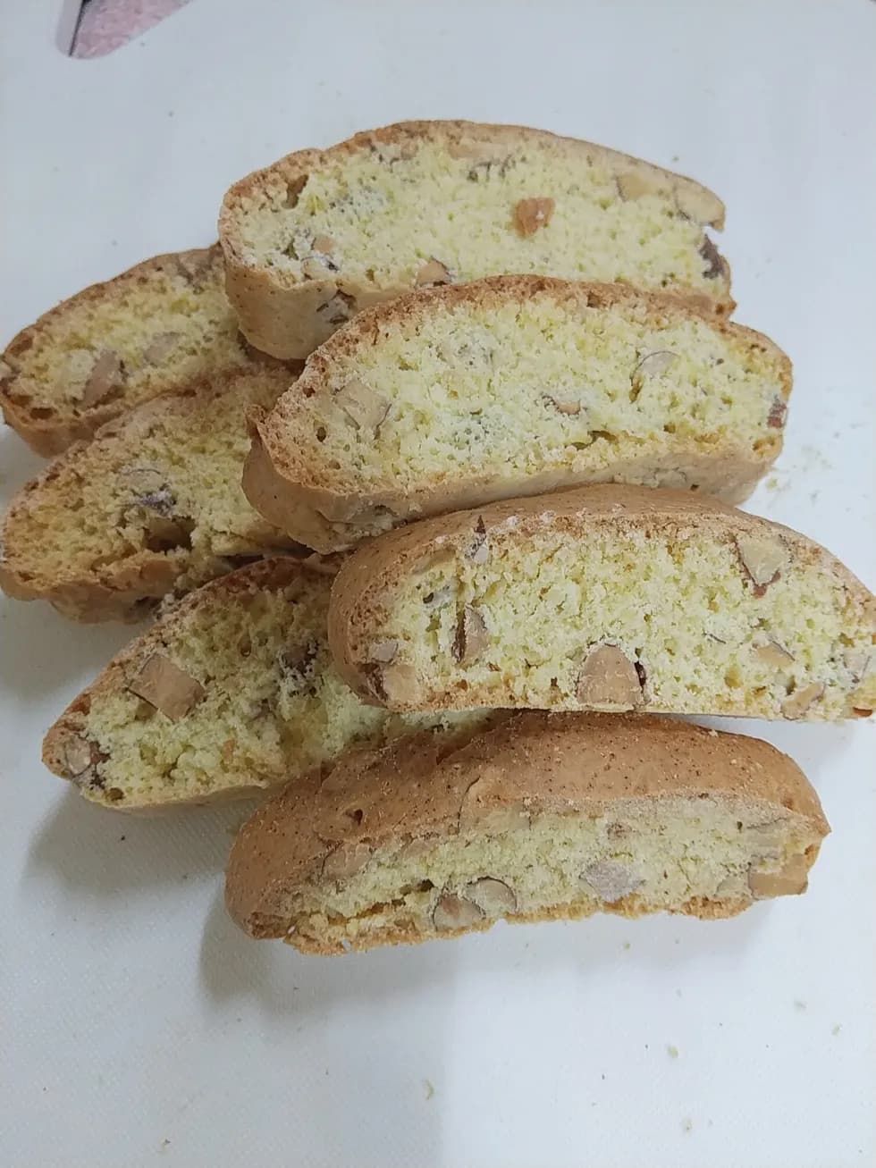 ノンオイルでアーモンドビスコッティ