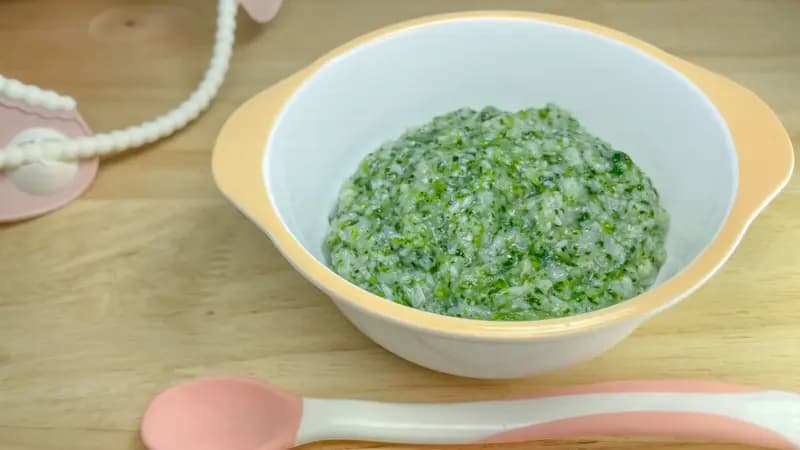 \鉄分サポート/しらすとほうれん草のおかゆ