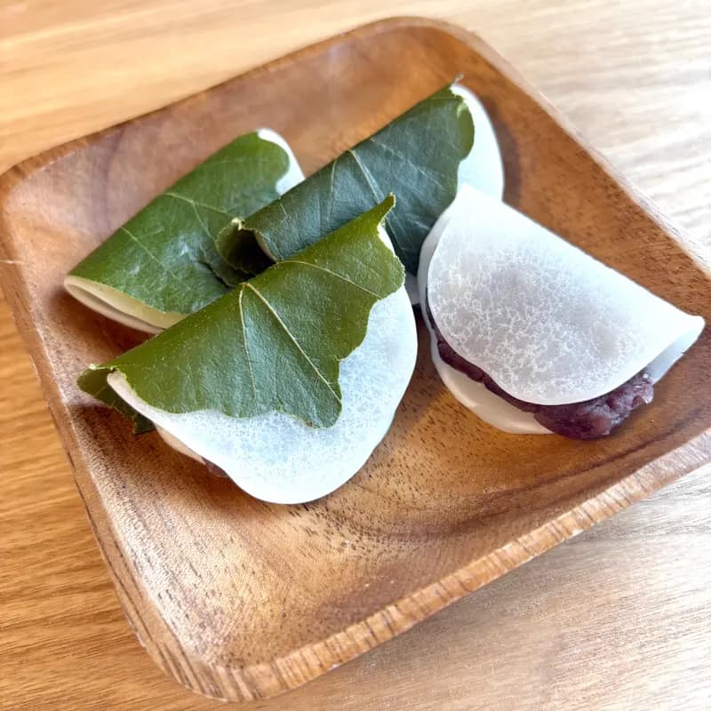 米粉のかしわ餅風