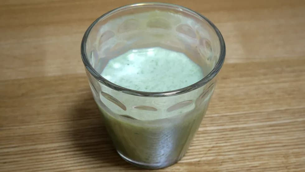 小松菜バナナスムージー