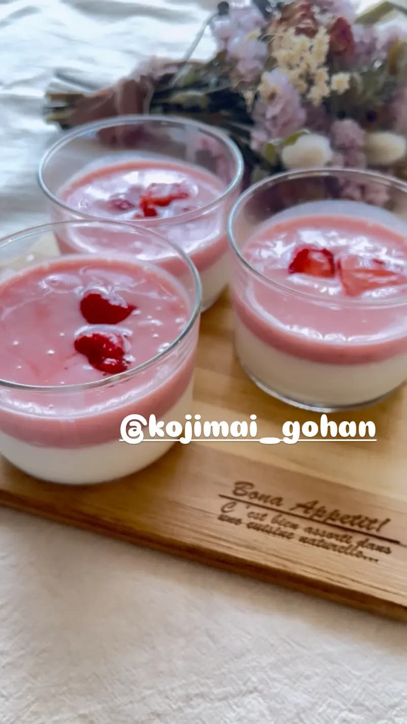 ひな祭りにも使えるデザート