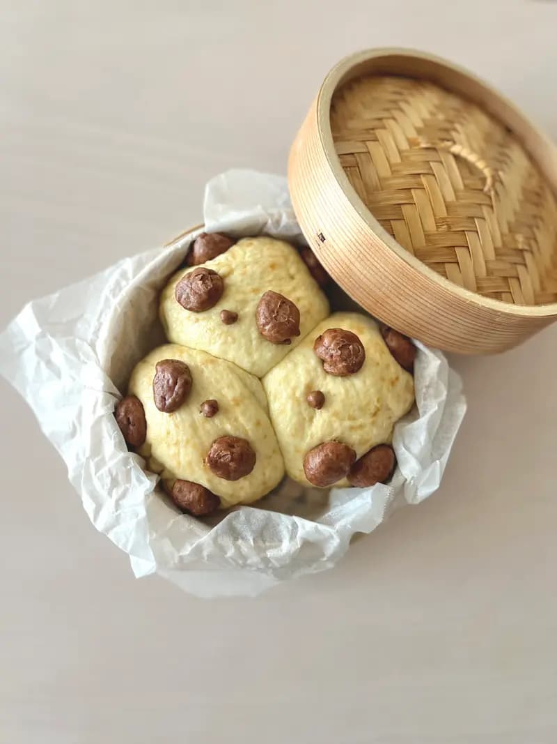 HMで簡単肉まん