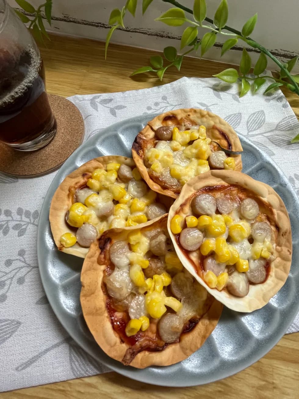 子どもと一緒に作れるミニピザ🍕