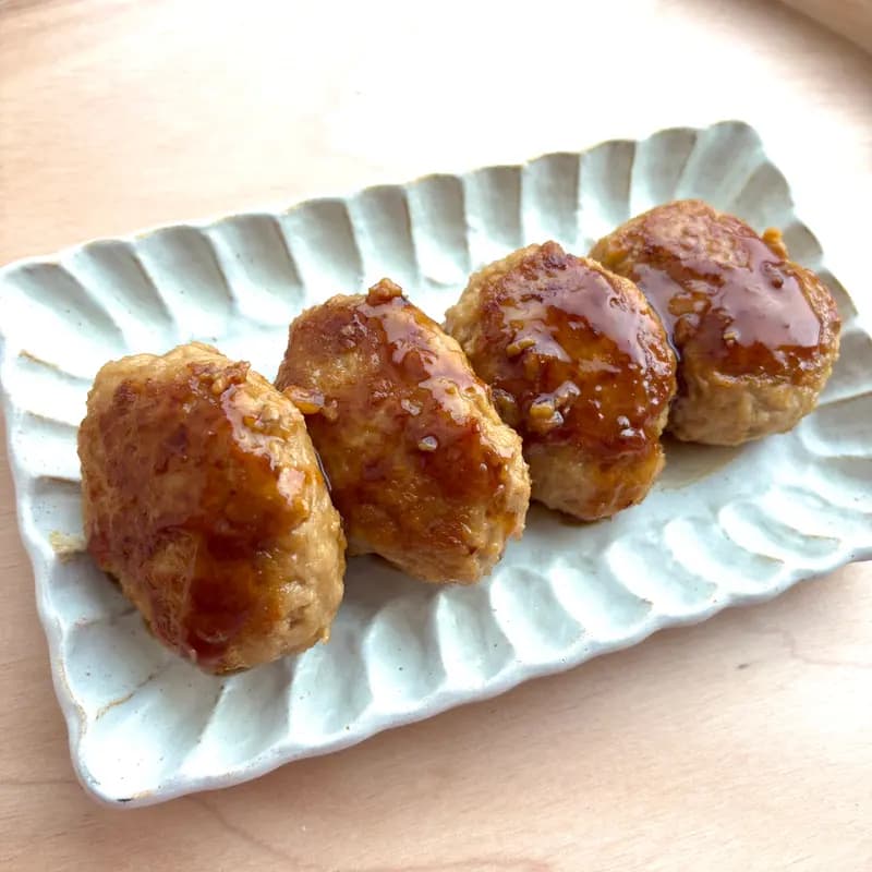 えのきと豆腐の和風ハンバーグ