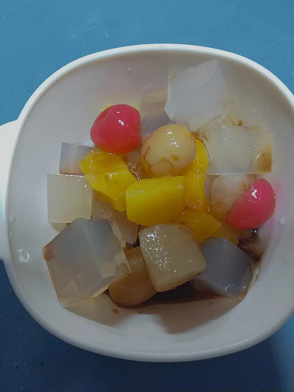 黒蜜フルーツ寒天