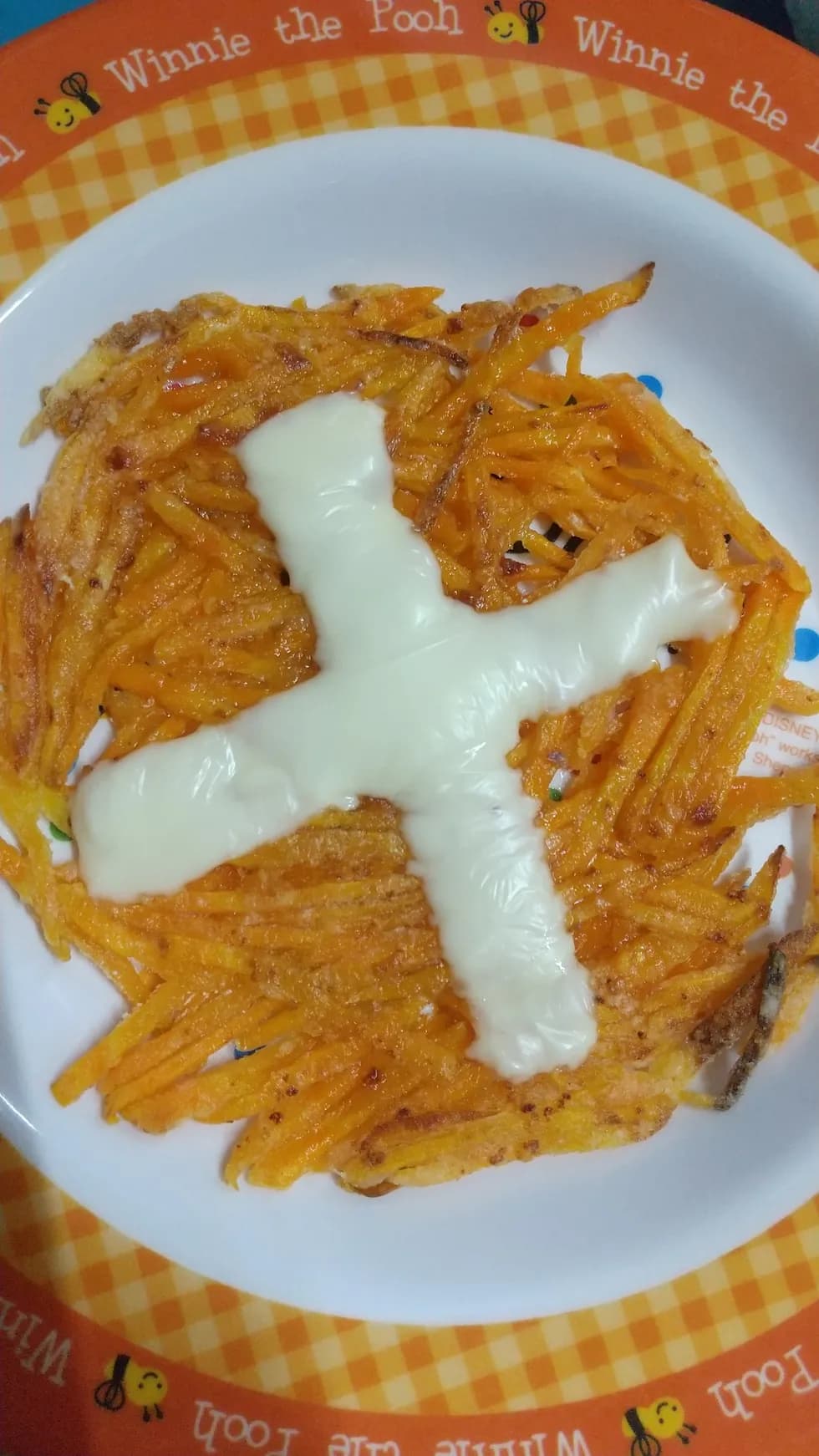 にんじんチーズガレット