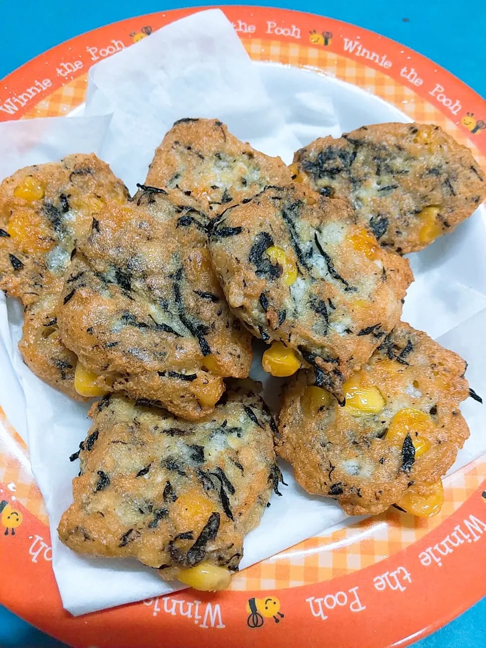 ひじきとコーンの豆腐揚げ