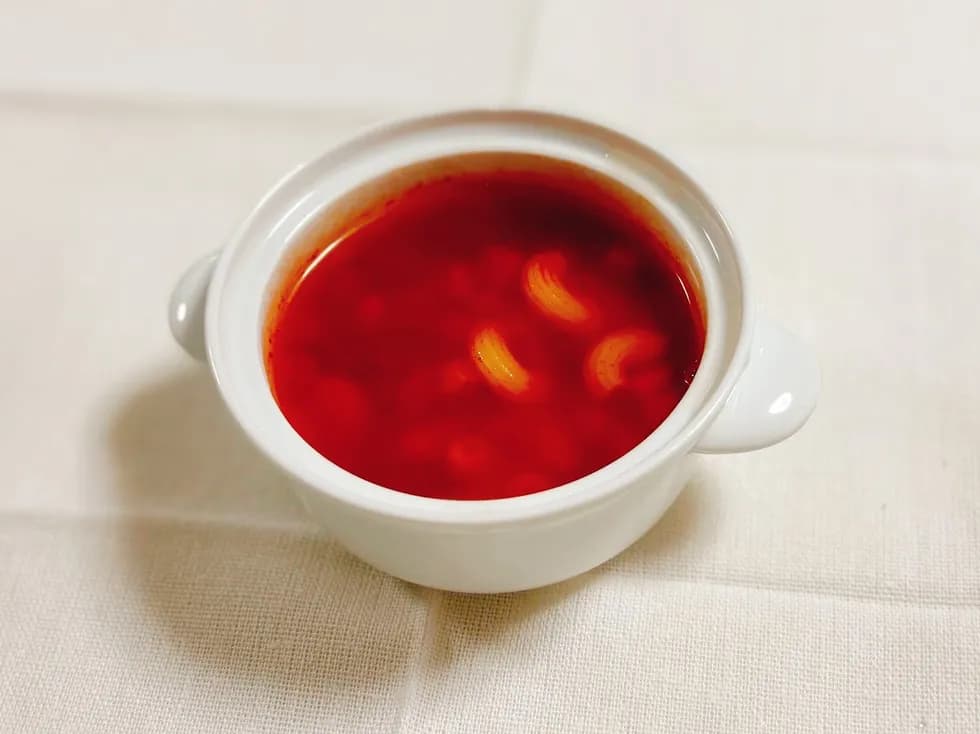 【下痢のときに】マカロニのトマトスープ