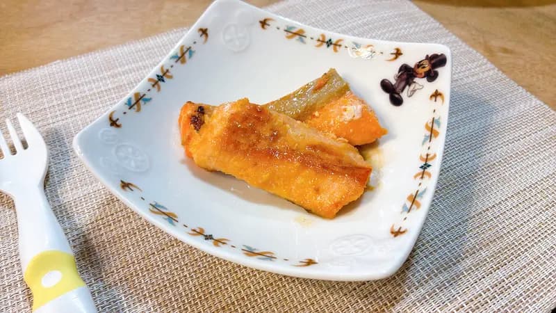 鮭の味噌漬け焼き