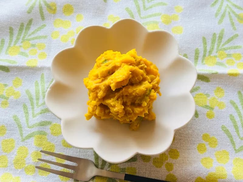 かぼちゃのカレーサラダ