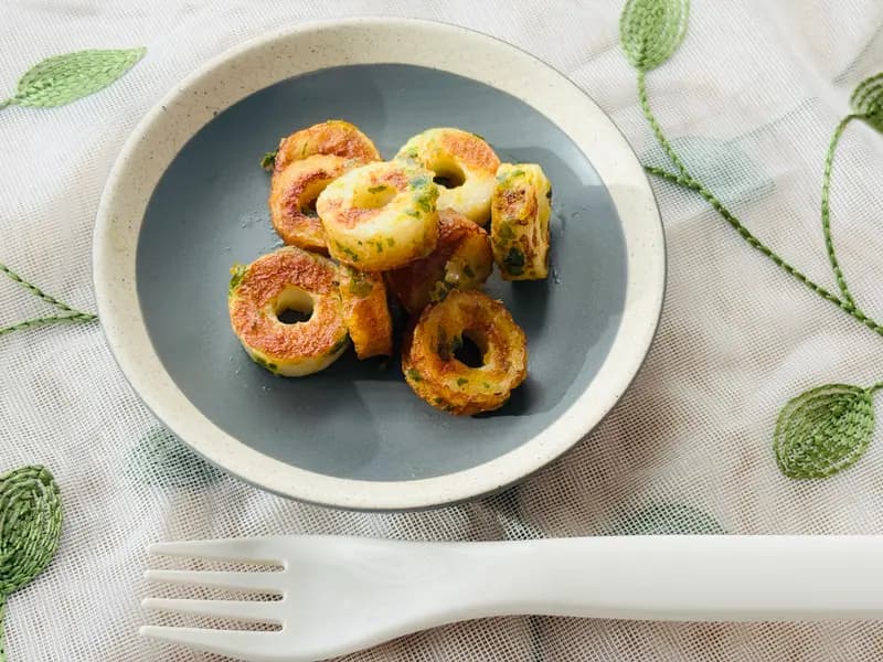 【お弁当に】竹輪のカレー磯部焼き