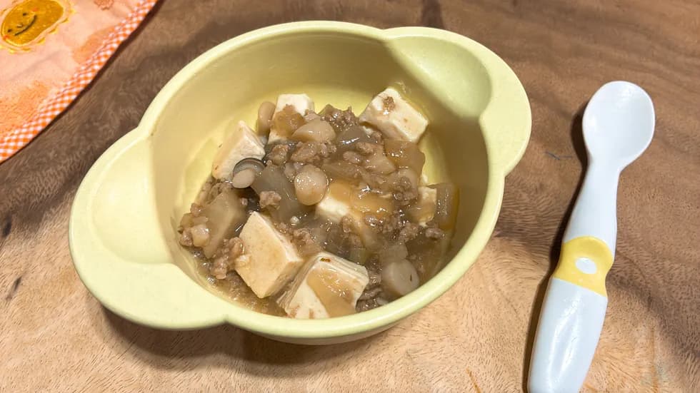 野菜もとれちゃう!辛くない麻婆豆腐