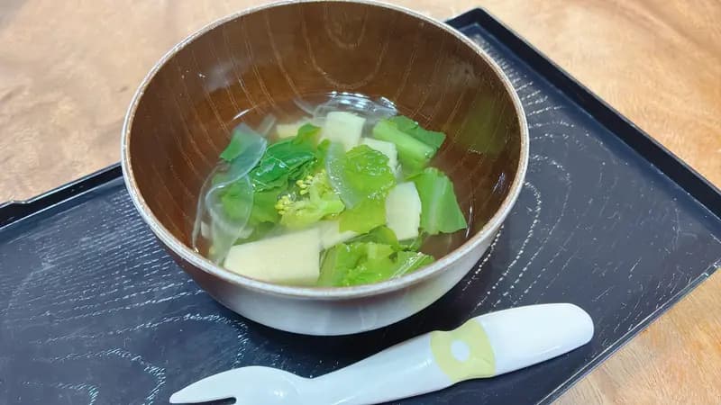 春野菜のおすまし