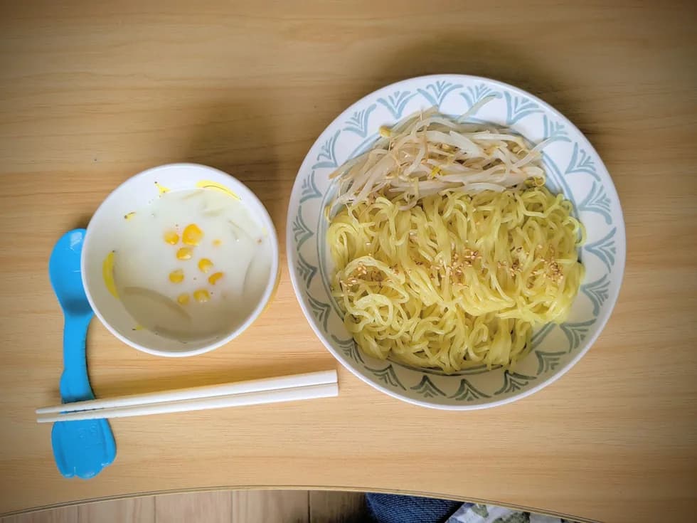 新玉ねぎのやさしい牛乳ラーメン