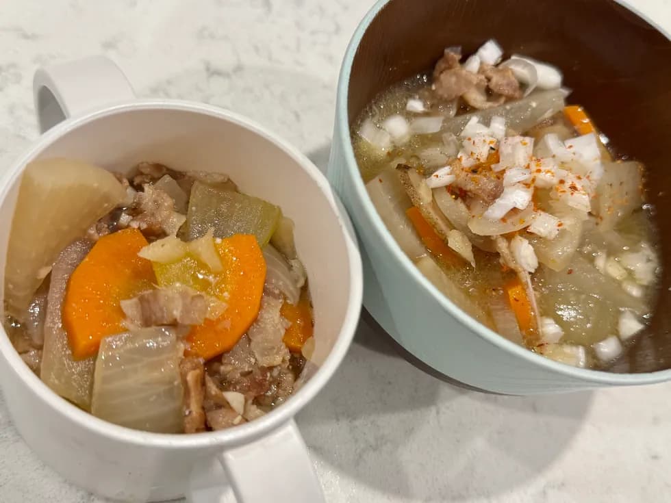 寒い日に♡根菜を食べるための豚汁