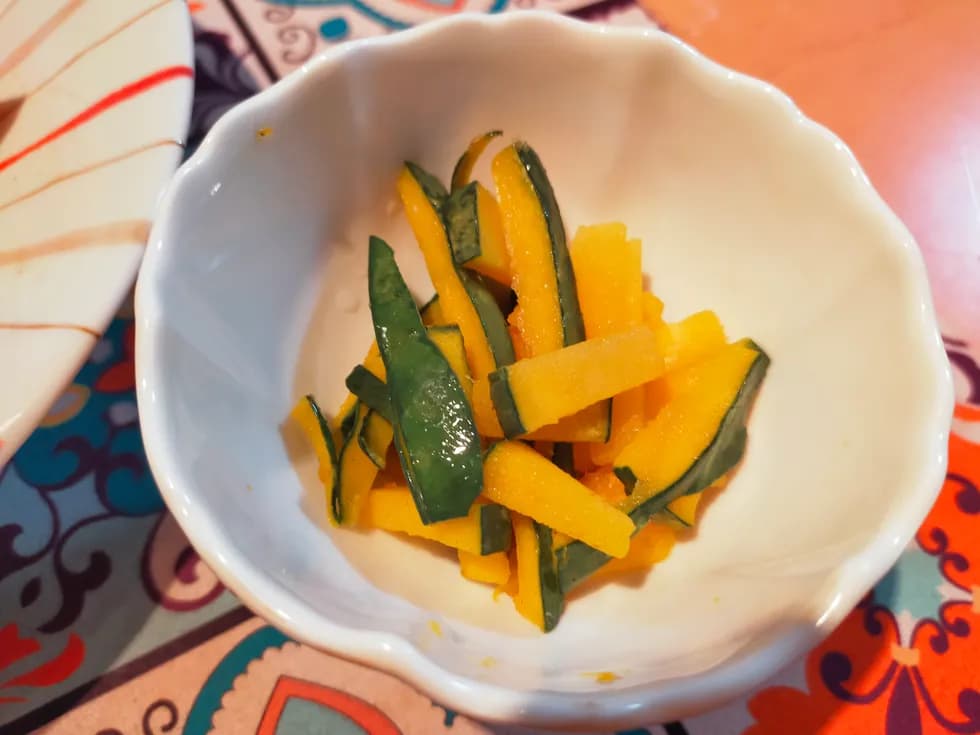 かぼちゃの塩きんぴら