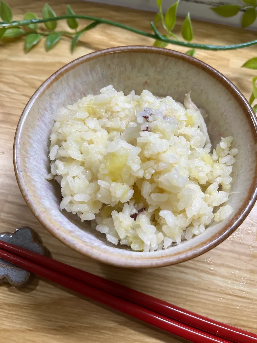 丸ごとさつまいもごはん