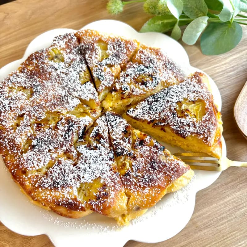 米粉のバナナパンケーキ