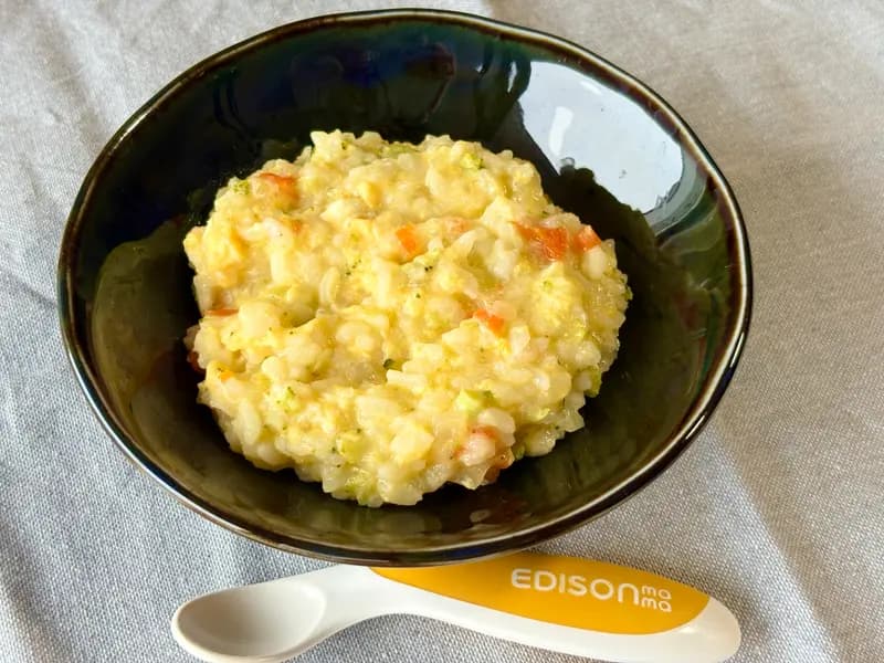 【野菜のゆで汁で!】卵とじおじや