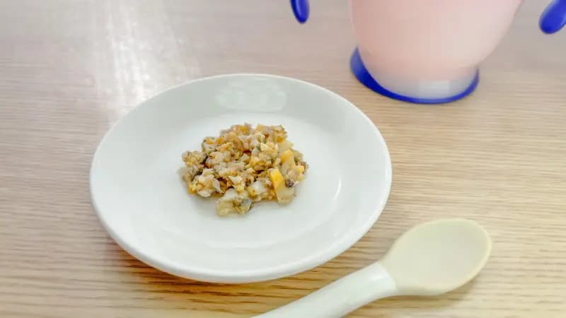 \鉄分をやさしくプラス/離乳食-後期-完了期-あさりのベビーカット