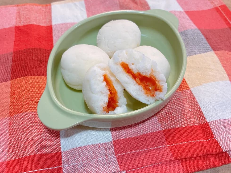 簡単ピザ風米粉パン