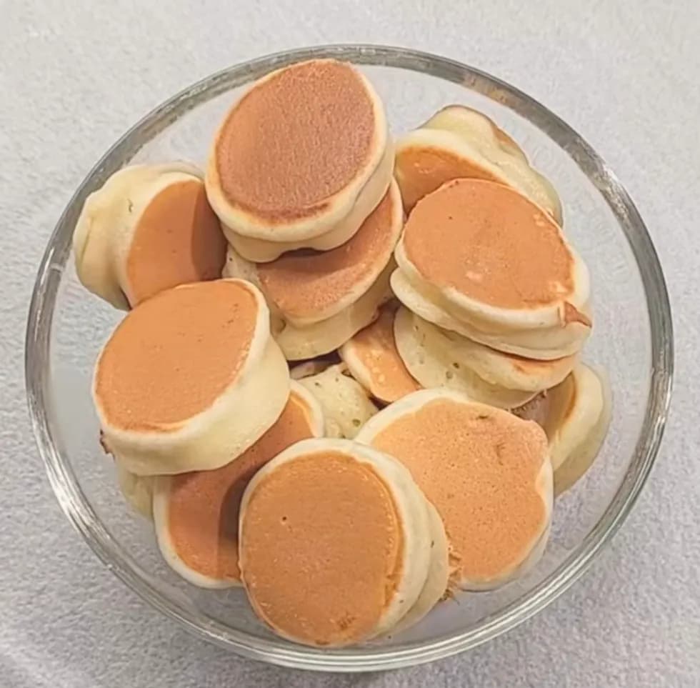 つかみ食べにピッタリバナナパンケーキ!