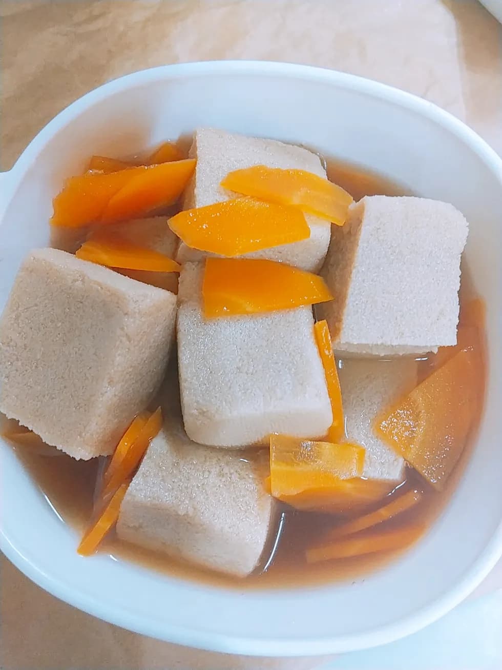 レンジで☆高野豆腐の含め煮