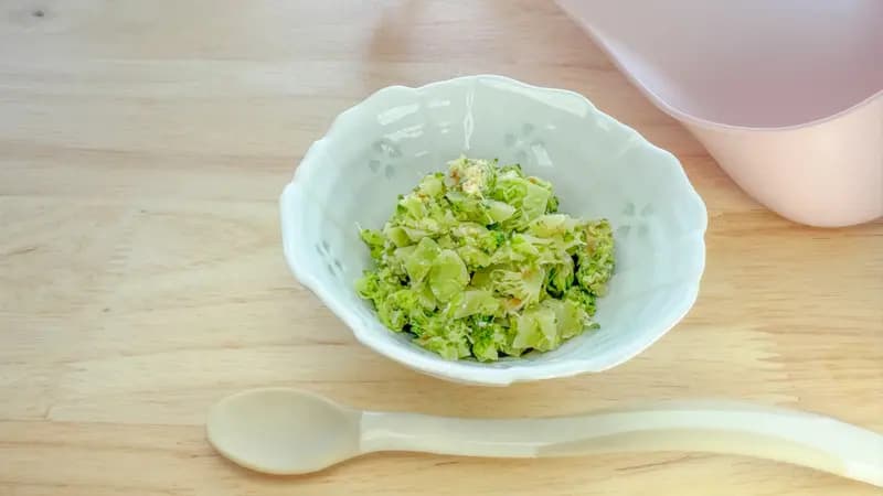 \ぽろぽろしにくい/ブロッコリーのクリチ和え
