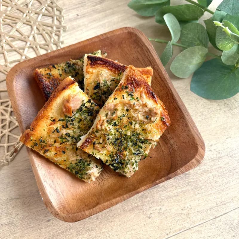 ツナと青のりのトースト