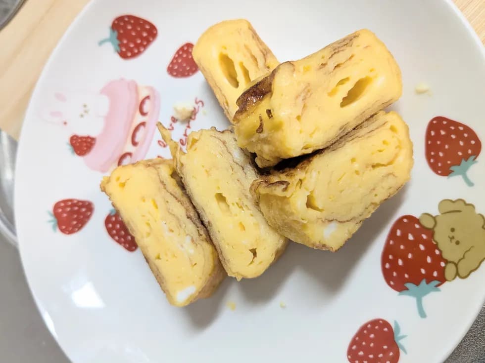 イヤイヤ期でも食い付きがいい甘い卵焼き!