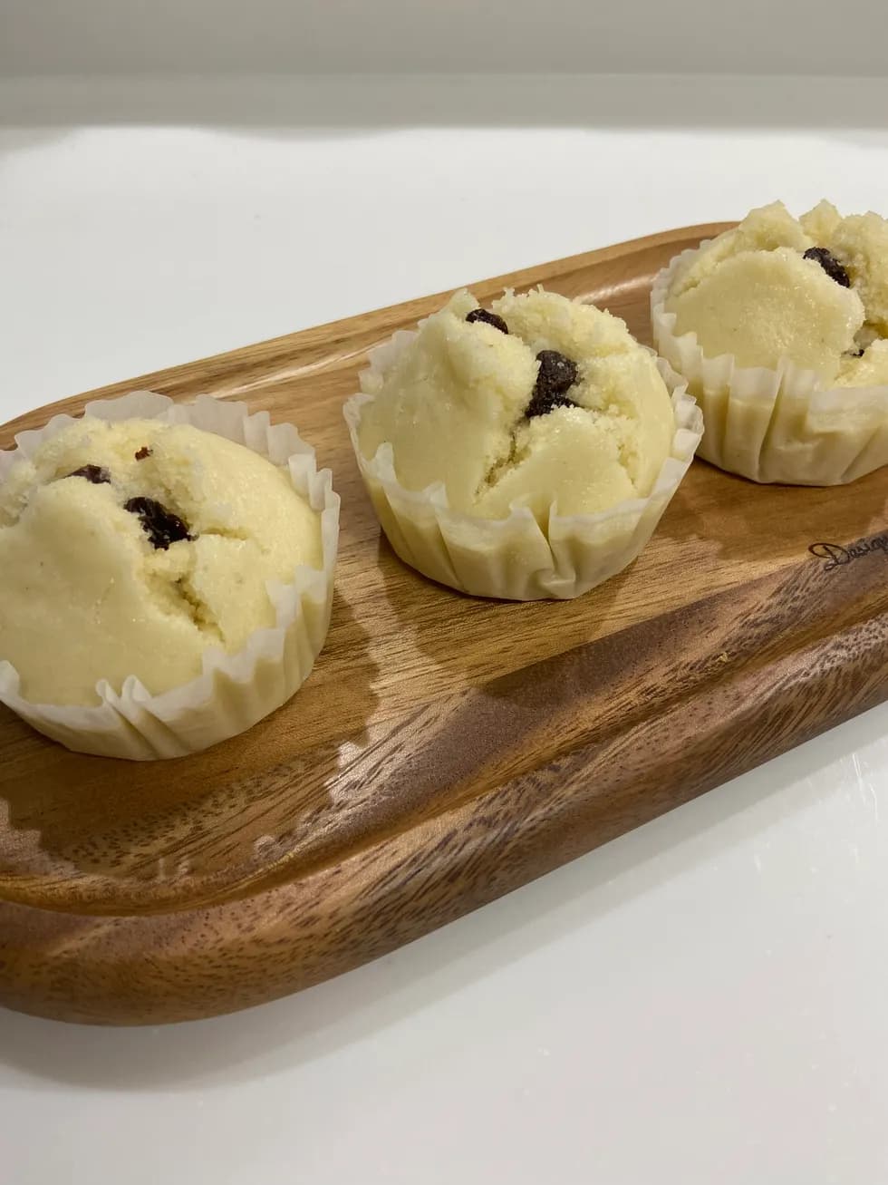 米粉のレーズン蒸しパン