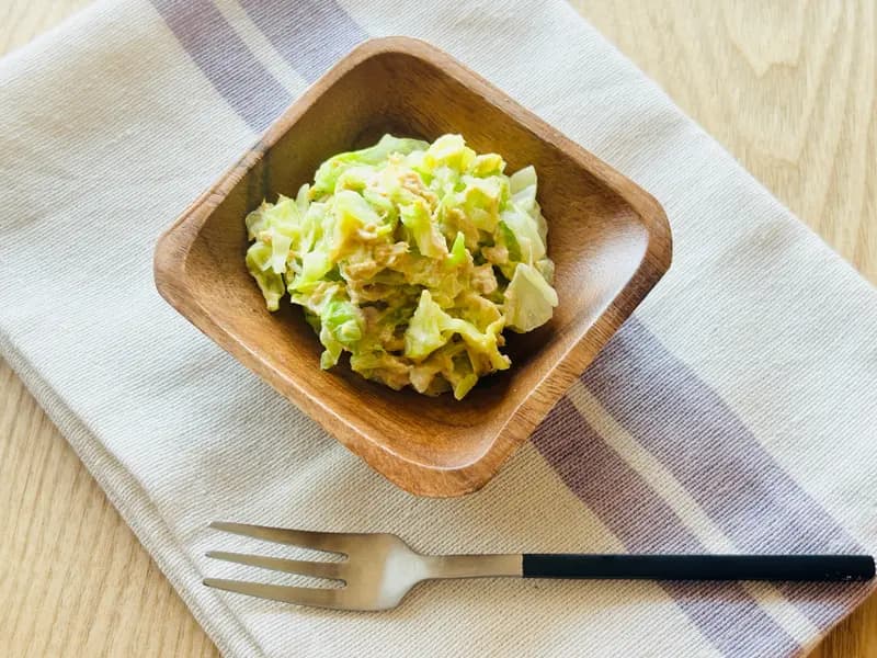 【5分で簡単】カレーのツナサラダ