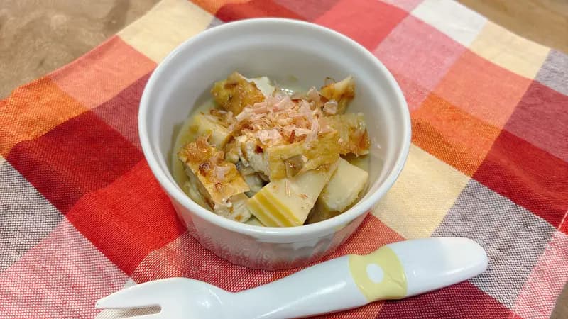 厚揚げと筍のおかか煮