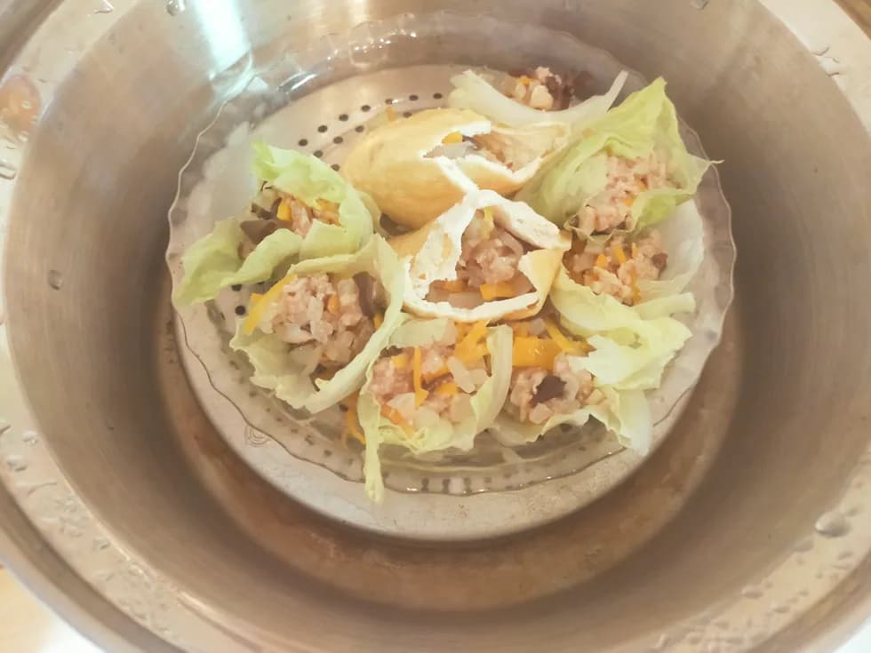 便秘解消に。白菜deシュウマイ