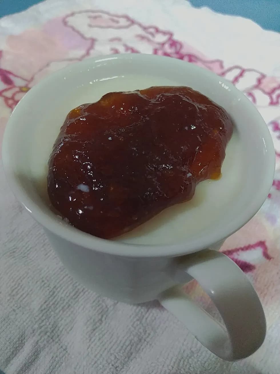 乳無し☆みたらし豆腐プリン