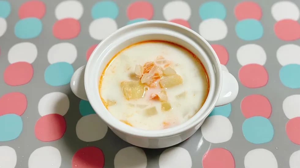 【風邪のとき】コンビニの焼き魚でつくる!おさかなチャウダー