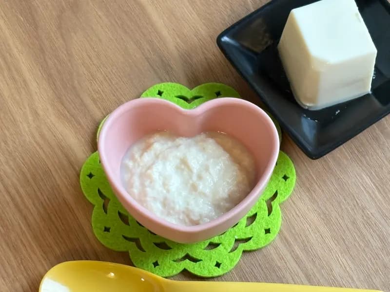 【離乳食 中期】絹ごし豆腐