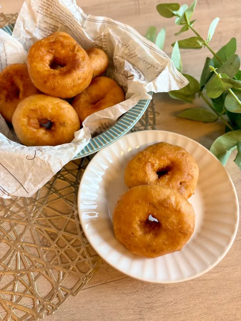 米粉と豆腐の安納芋ドーナツ