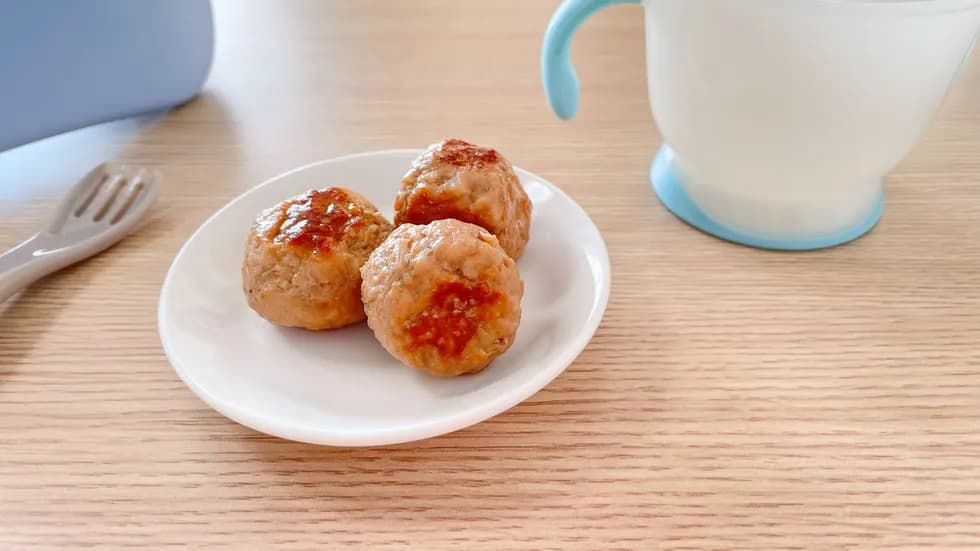 \便秘対策に/えのきの肉団子